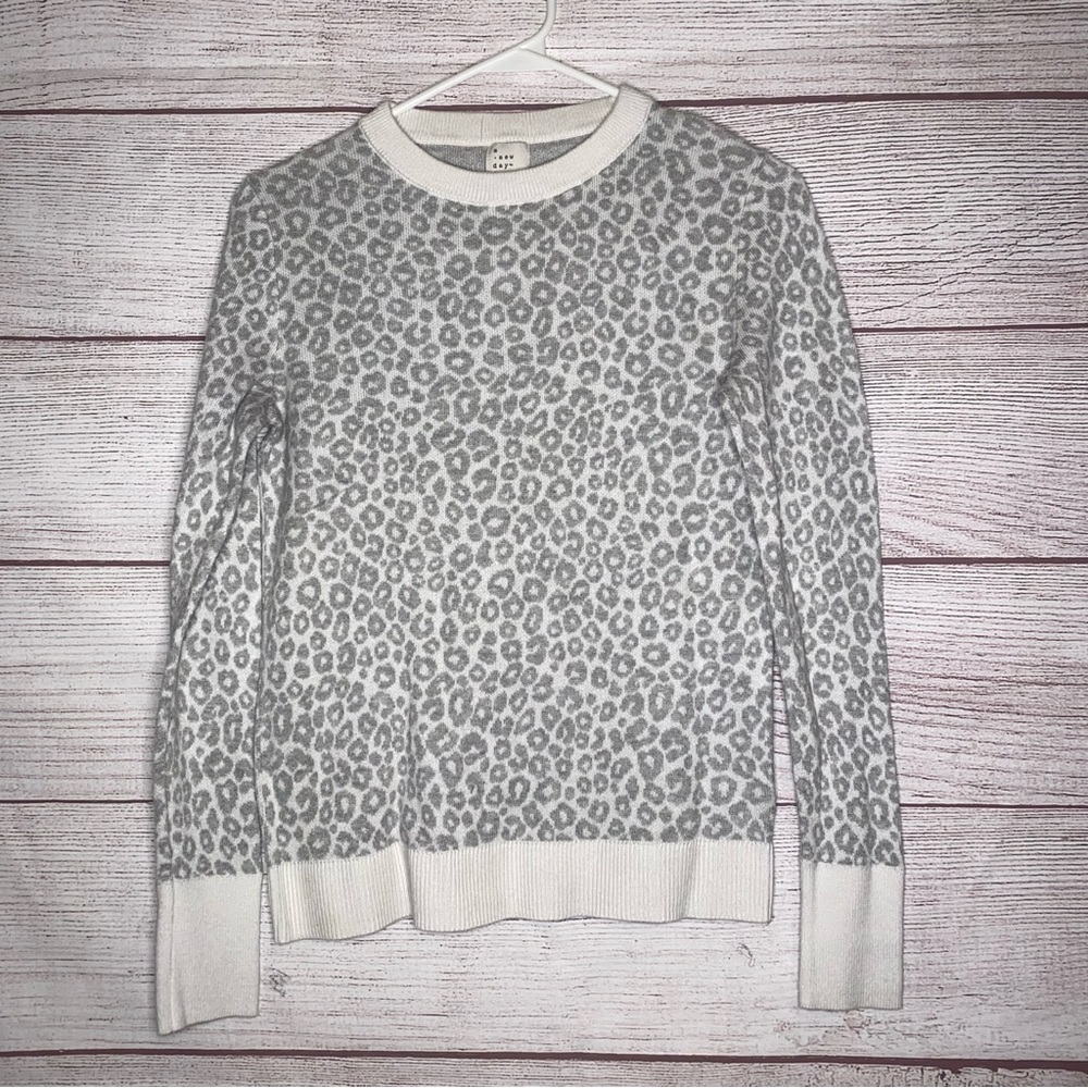 A new day animal print sweater